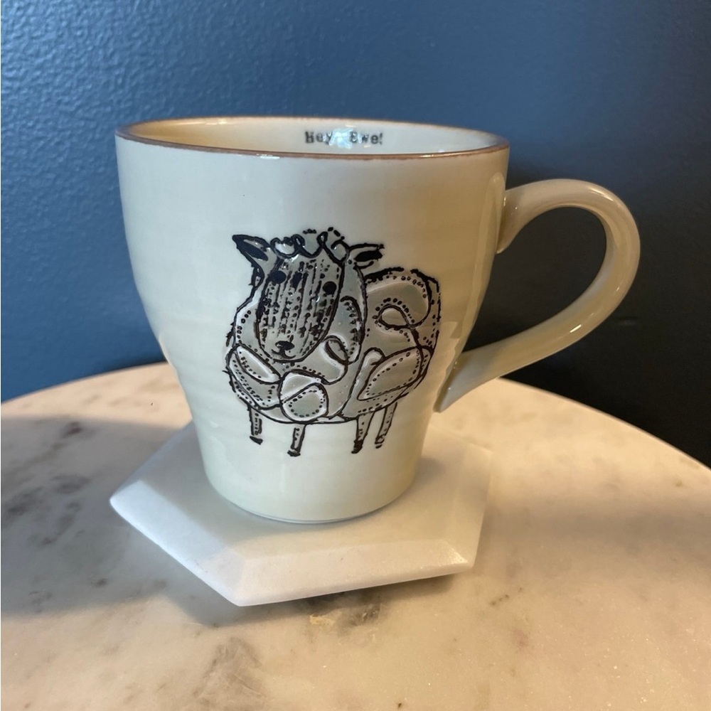 Sheep Design Ceramic Mug
